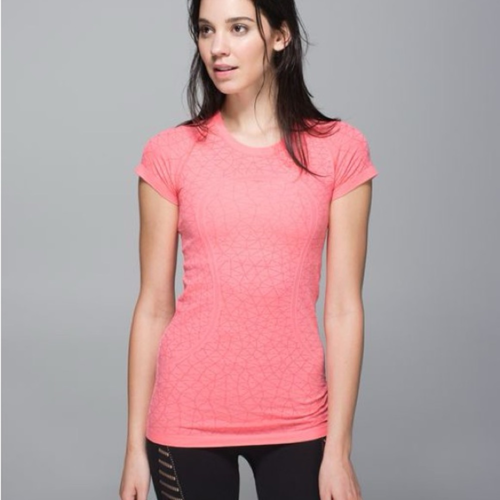 Lululemon Athletica Pink Short Sleeve Tee